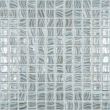 Мозаика на сетке Vidrepur Glitter Grey №7804 25x25 м2