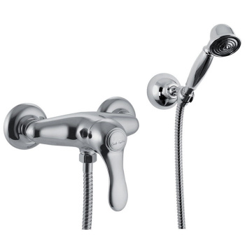 Смеситель для душа внешнего монтажа Fima Carlo Frattini Lamp с душевым комплектом, хром F3305CR