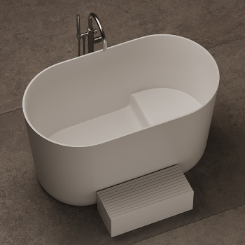 Ступенька для ванны Dea Design Accessories 600х250хh200, белый DD3005 600 18