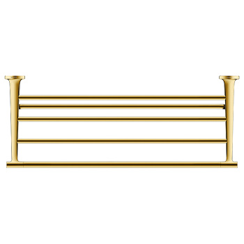Duravit Starck T Полочка для полотенец 610x232мм настенная, цвет: Gold Polished