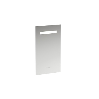 Laufen Leelo зеркало 450x 38/32x800 мм, горизонт LED-подсветка, вкл от общего выключателя, 3 сенс. выкл (вкл-выкл/диммер/изменение цвета)