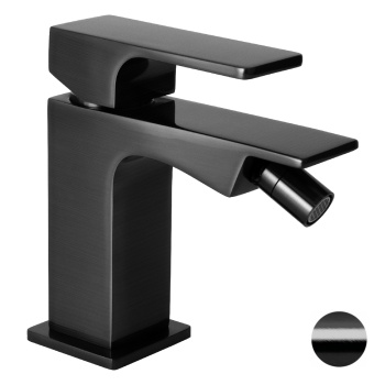 Смеситель для биде Remer Absolute  черный брашированный хром AU20CFP