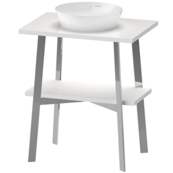 Duravit Cape Cod Раковина накладная круглая d430 мм, без отверстия под смеситель, цвет внутри - белый, снаружи - белый