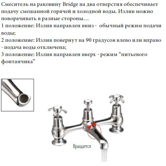 Ручка-крестик для смесителей Burlington T1 хром