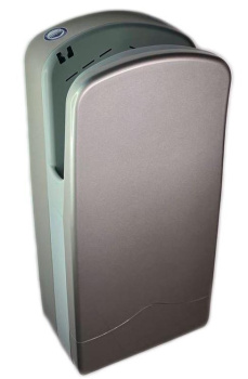 Сушилка для рук Nofer погружная V-JET TRIBLADE серебристо-серая 01305.AS