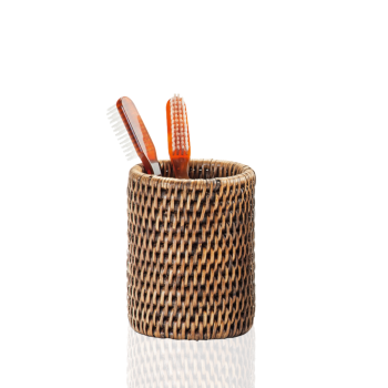 Стакан настольный Decor Walther Basket BER ротанг темный 931892