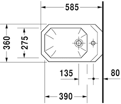 Биде подвесное Duravit 1930 Series 0266100000
