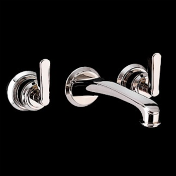 Смеситель для раковины настенный Devon&Devon Manhattan MNH433NK никель