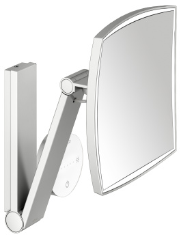 Косметическое зеркало с подсветкой Keuco Ilook_move 20 17613219002 увеличение х5, сталь