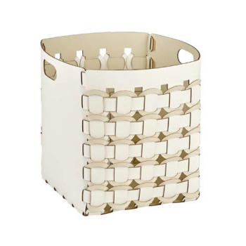 Корзина ADJ Geometria 35x35xH40, белый/панна котта 419223