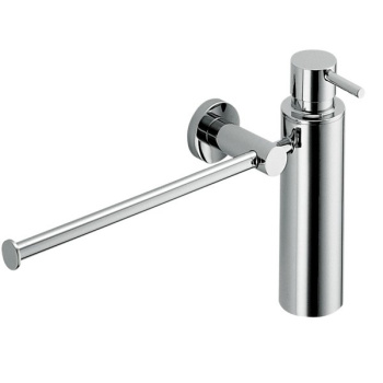 Полотенцедержатель с дозатором для жидкого мыла Colombo Plus подвесной, хром W4975.CR