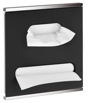 Диспенсер для бумажных полтенец Keuco Plan Integral 44977013702 хром\черный