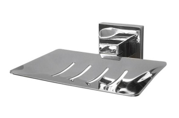 Мыльница Nofer из нержавеющей стали глянцевая BARCELONA 16912.В