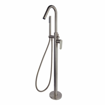 Смеситель для ванны Ramonsoler Alexia напольный с душевым комплектом никель 368503DNC