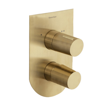 Смеситель для душа Ramonsoler Tzar встраиваемый на 2 выхода золото 341502SOC