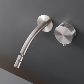 Смеситель для ванны CЕА Design Giotto Plus GIO 79 S с гибким изливом сталь