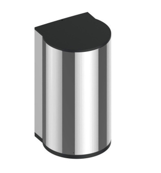 Дозатор для жидкого мыла Keuco Plan 14956011437 сенсорный, работает от сети, хром\темно-серый