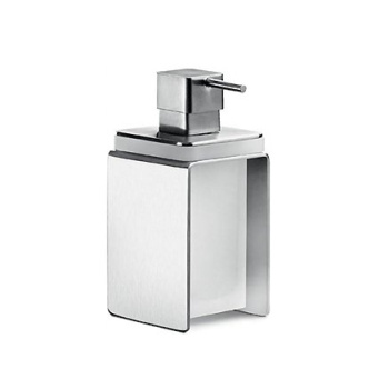 Дозатор для жидкого мыла Colombo Over настольный, матовая сталь/матовое стекло B9329.SS-VAN