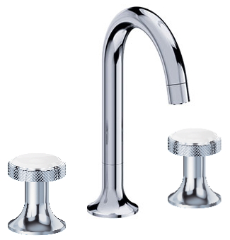 Смеситель для раковины Jorger Valencia 638.30.300.000-21 белый\хром