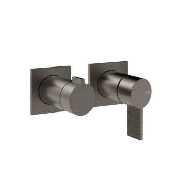 Смеситель для душа Gessi 73638.707 Black Metal Brushed PVD