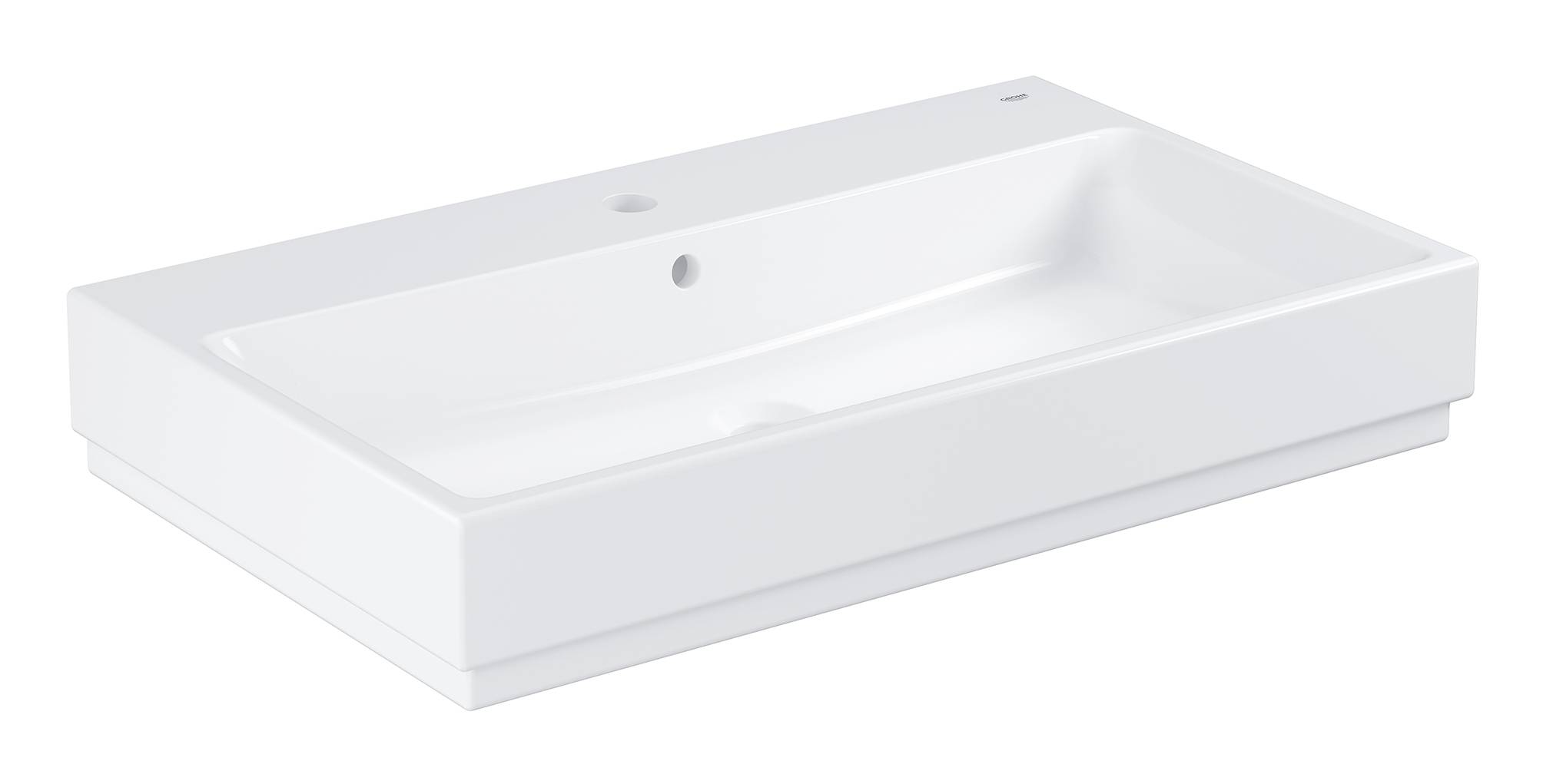 Раковина накладная 80, GROHE Cube Ceramic, альпин-белый, 3947600H