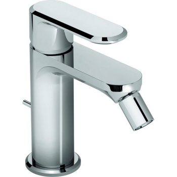 Смеситель для биде Cisal Lineaviva однорычажный, на 1 отверстие с донным клапаном, хром LV00055021
