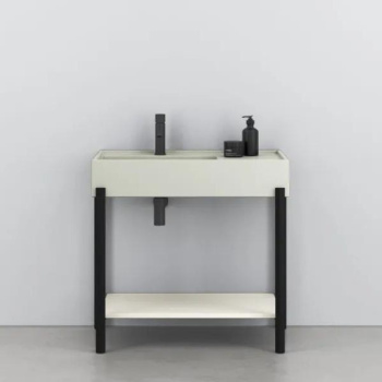 Раковина накладная Cielo Plinio PNLASF PM 140 см серый