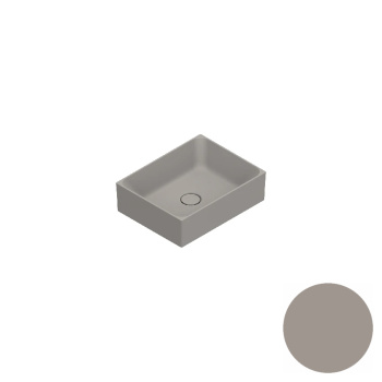 Раковина 45×35 h13 Catalano Premium накладная Tortora satinato 0222450032