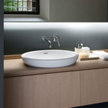 Раковина Agape Spoon XL 63.8x49x17.6, без отв., овальная, белый ACER0713IZ *0