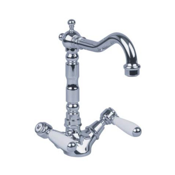 Смеситель для раковины Jorger Delphi 109.10.305.000 белый\хром