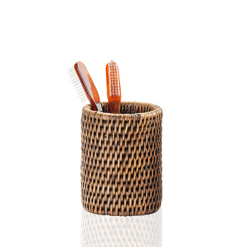 Стакан настольный Decor Walther Basket 931892 ротанг темный