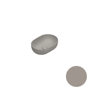 Раковина 50×35 h16 Catalano Sfera накладная Tortora satinato 0522500032