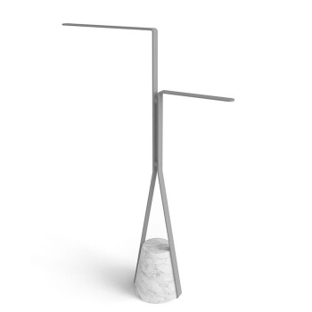 Полотенцедержатель напольный Antonio Lupi Halo 160х520х800, база из мрамора Carrara satinato, Bianco opaco А0002469831