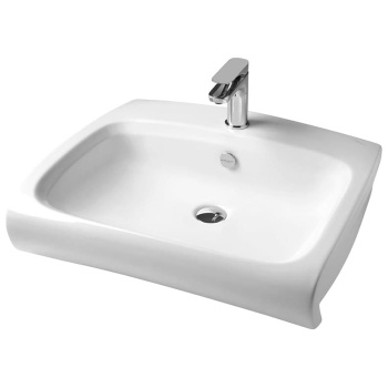 Раковина накладная Artceram/Hidra HI-LINE 60х50, 1 отв., белый HIL002 01 00bi*1