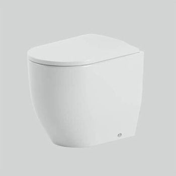 Унитаз напольный Artceram Monet MNV003 01 00 приставной, saniglaze, белый глянцевый