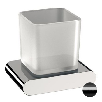 Стакан Remer Lounge черный брашированный хром (CFP) LN15CFP