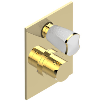 Смеситель для душа THG Infini Porcelaine Blanche U2D-H53-5300BE matt gold pvd