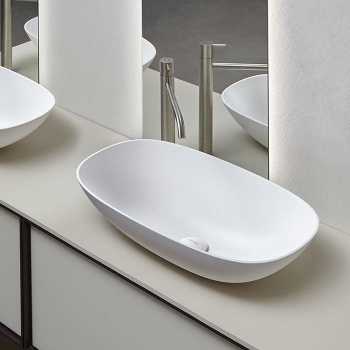 Раковина Antonio Lupi Velo 35х54, без отв., белый А0002423927