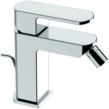 Смеситель для биде Cisal Roadster однорычажный, на 1 отверстие с донным клапаном, хром RR00055021 Акция
