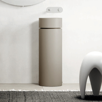 Пьедестал для раковины Kerasan Oke 5540,слив в пол с креплением WB5N, nocciola matte 557281