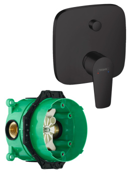 Смеситель для ванны Hansgrohe 71474670S черный