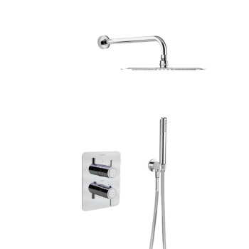 Смеситель для душа Ramonsoler Drako встраиваемый термостатический с тропическим и ручным душем K3387011