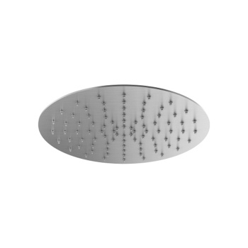 Верхний душ Plumberia Selection d.250 из нерж.стали,встроенный клапан безопасности, поворот.крепление, антикальций, 2, браш.хром, SAT3174CS