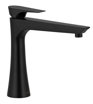 Смеситель для раковины Daniel Diva DV607B15 чёрный матовый