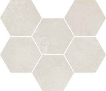 Керамогранит Италон Continuum Polar Mosaico Hexagon 25x29 см 620110000186