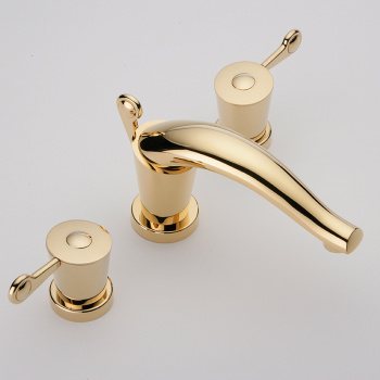 Смеситель для раковины THG Bagatelle Metal Manettes U3B-F01-151 полированное золото