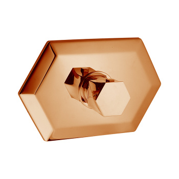 Cмеситель для душа Cisal Cherie термостат, Oro Rosa CE0072002P