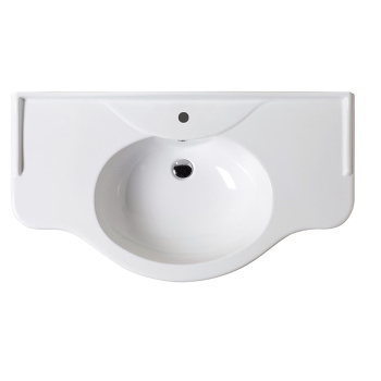 Раковина консоль Azzurra Giunone 112x62x6hсм с 1 отв под смеситель, белый GIU200110/ALZA bi*1