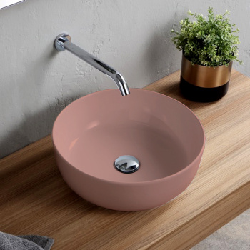 Накладная раковина Scarabeo Glam 39 1807/54 Antique Pink