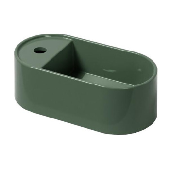 Раковина накладная Cielo Les Petites LPLAO AL 33 см зеленый